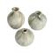 Hello Honey® Green Decorative Stoneware Vase with Marbled Designs Set